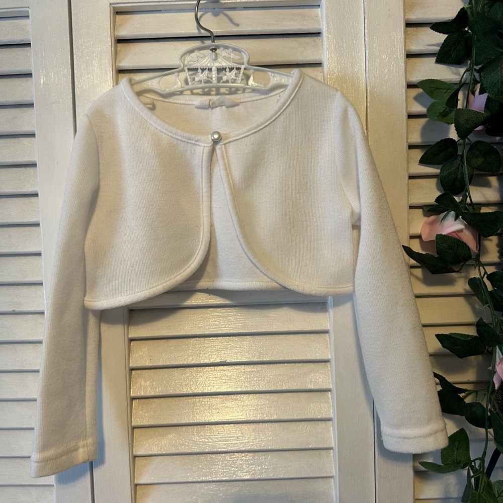 Elegant White Bolero Jacket